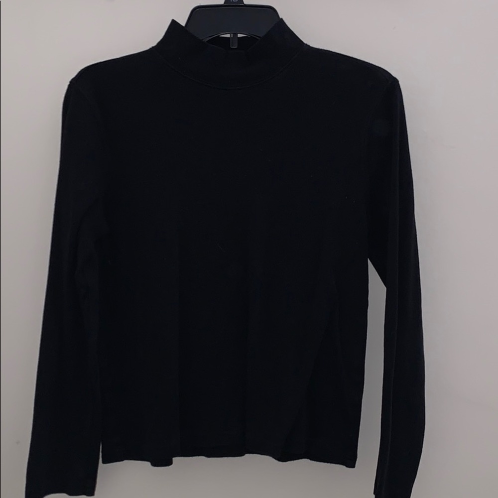 Black Mock Turtleneck